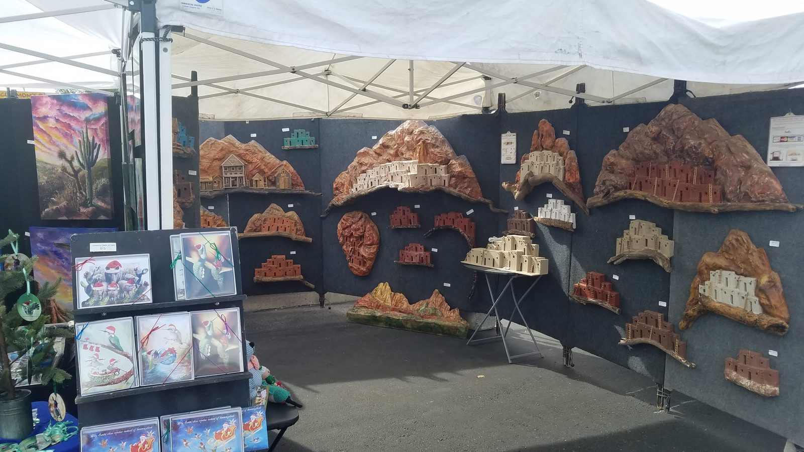 Southwest artwork at a Kevin's Art Attack festival